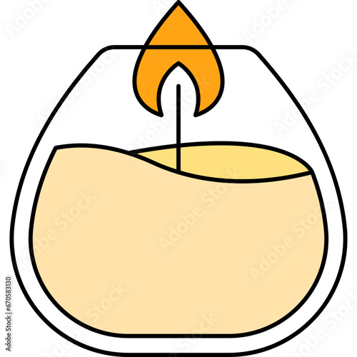 Spa Candle Icon