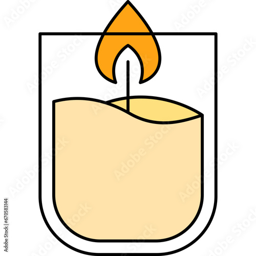 Spa Candle Icon