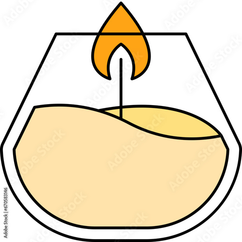Spa Candle Icon
