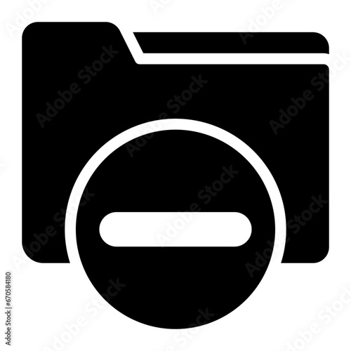 minus glyph icon