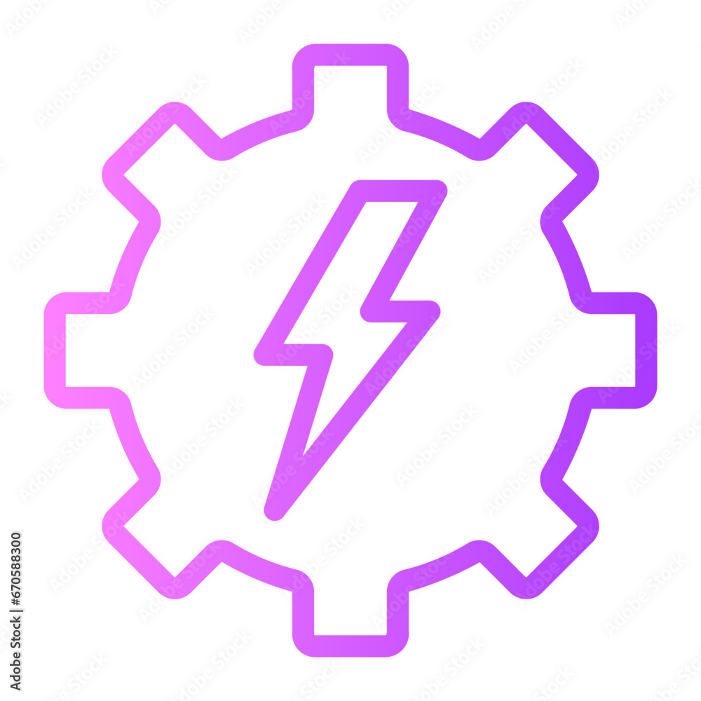 cogwheel gradient icon cogwheel gradient icon