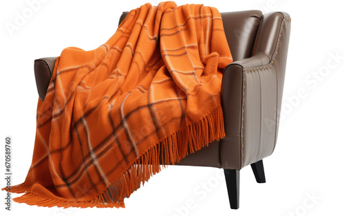 Stylish Throw Blanket for Decoration Transparent PNG