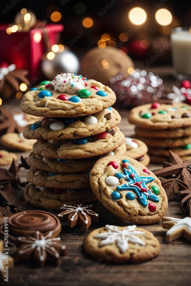 christmas cookies on the table christmas cookies on the table