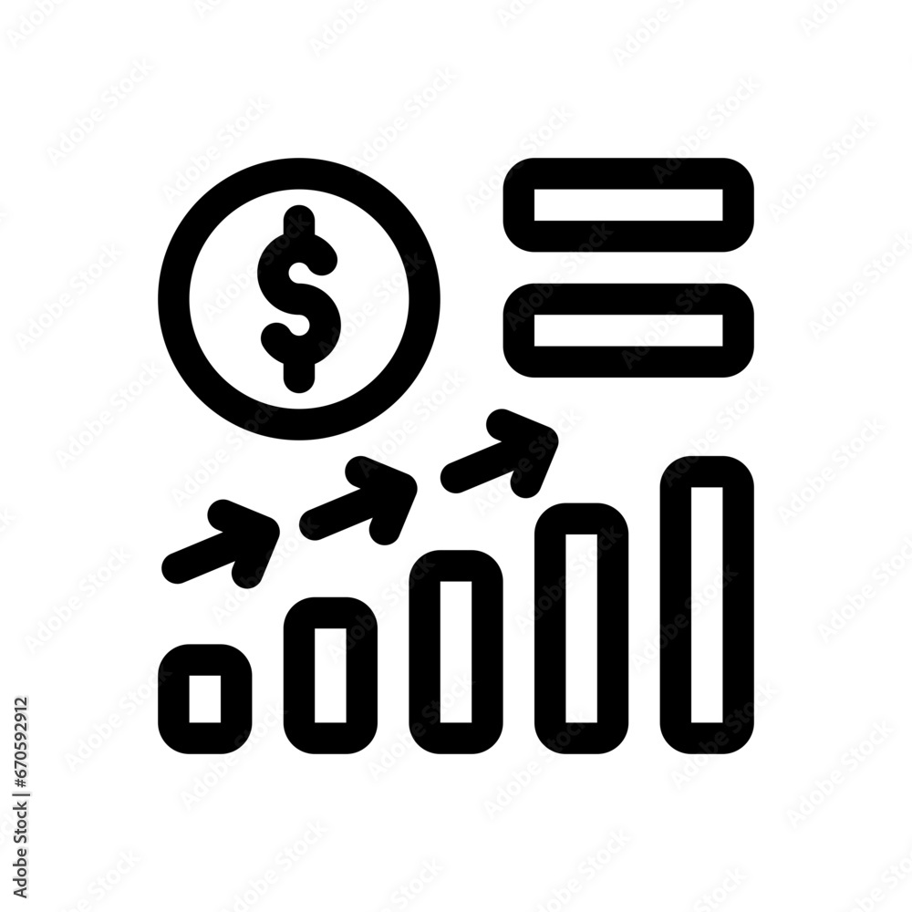 diagram line icon diagram line icon