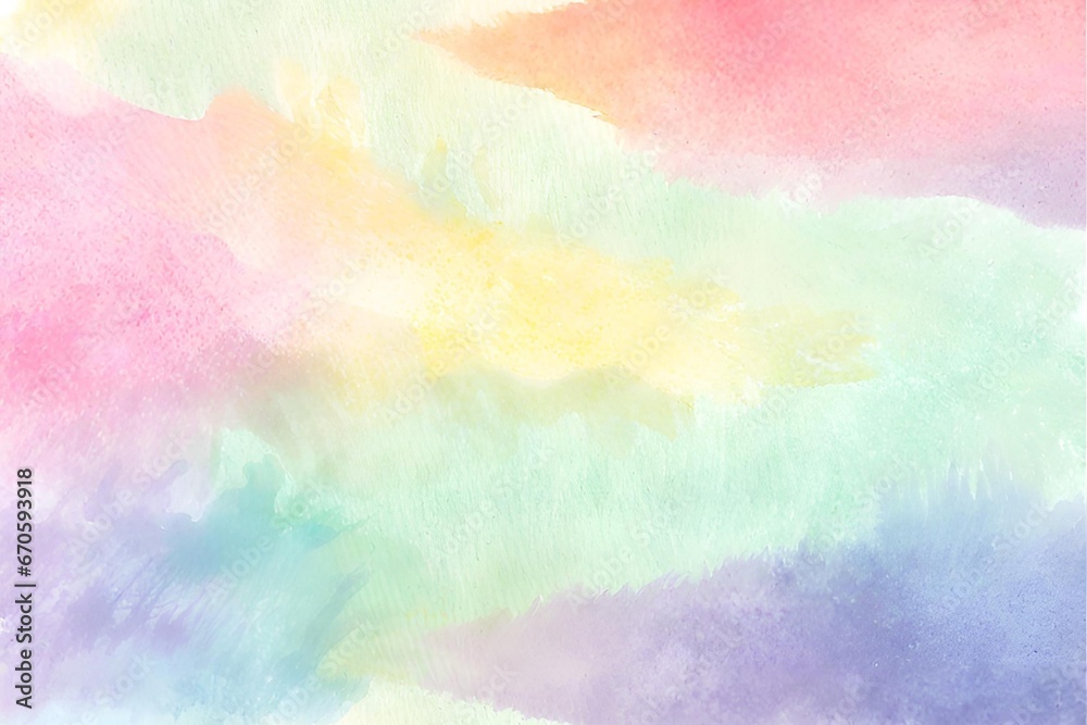 Colorful watercolor, background. Generative AI.