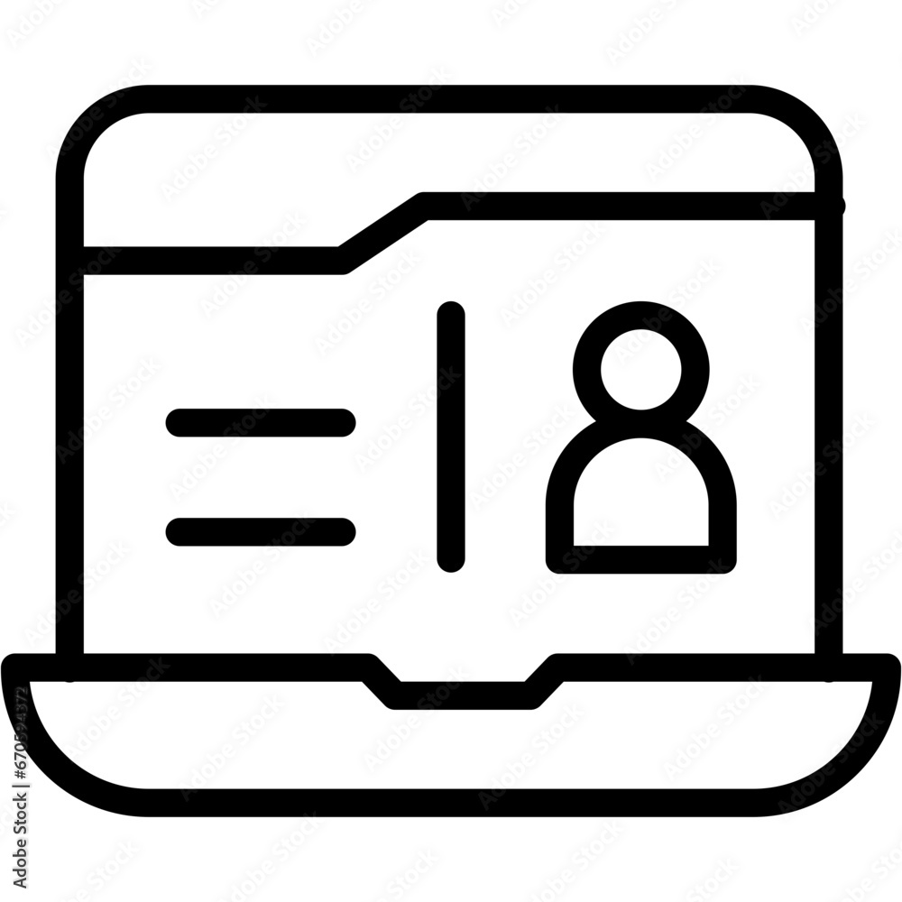 Web Portfolio vector design icon . svg Web Portfolio vector design icon . svg