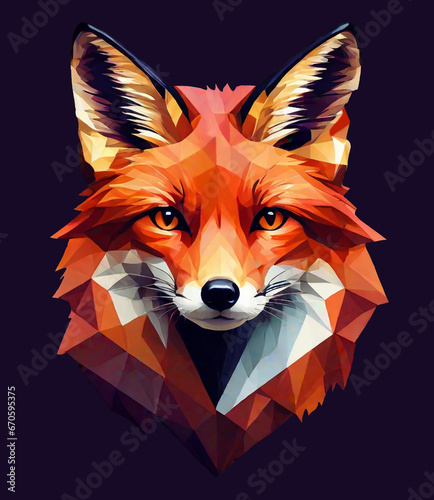 geometric red fox