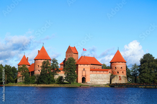 The watercastle Trakai in Lithuania, baltic states, europe photo