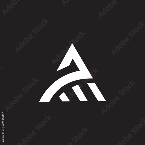AA creative logo design and monogram logo photo