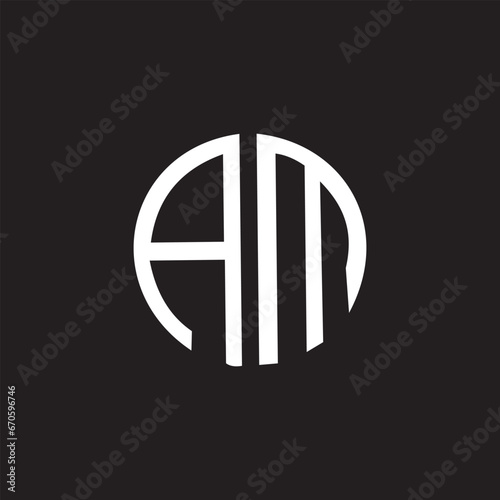 AA creative logo design and monogram logo photo