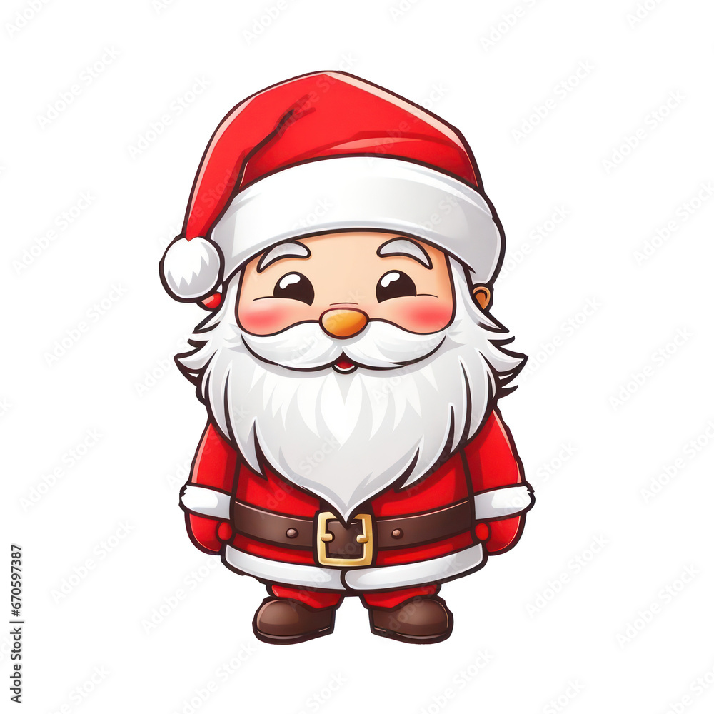 Christmas Sticker Cartoon Character Christmas Sticker Cartoon Character
