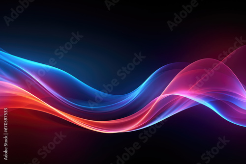 Flowing waves. Abstract background