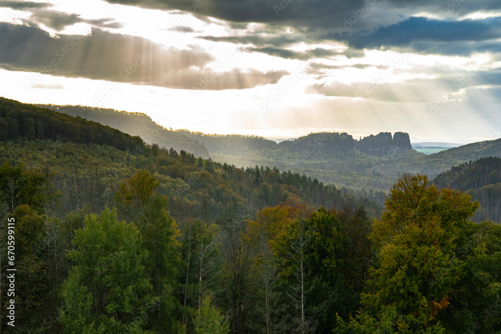 Abendstimmung in der Sächsischen Schweiz 4