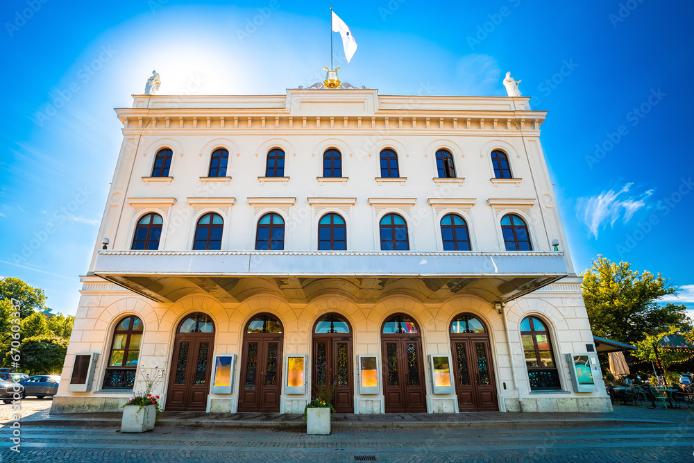 Fototapeta premium Grand Theater of Gothenburg front facade view