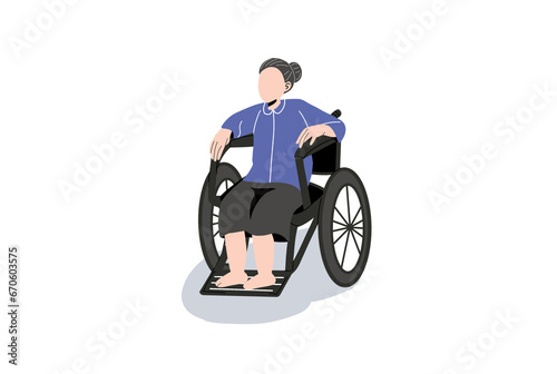 disabled person in wheelchair