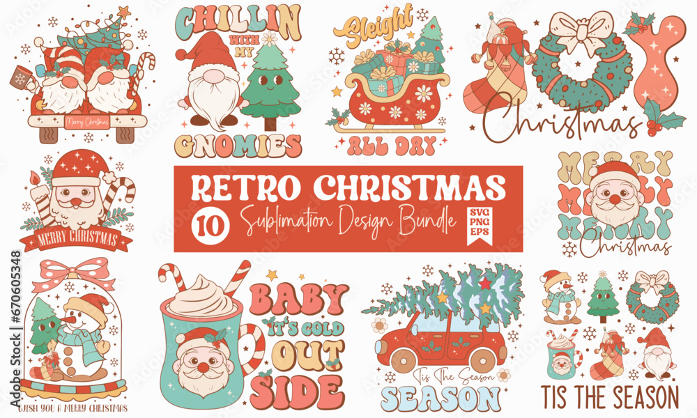 Christmas Sublimation Design Bundle
