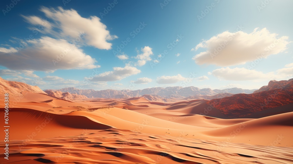 Naklejka premium wadi rum desert country