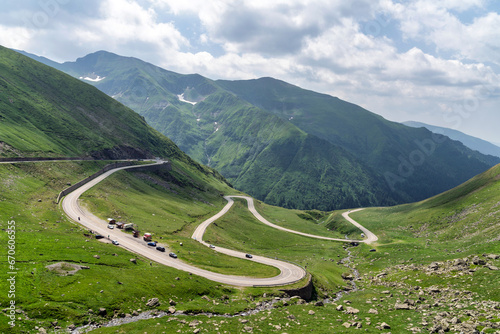Transfagarasan Highway in Romania