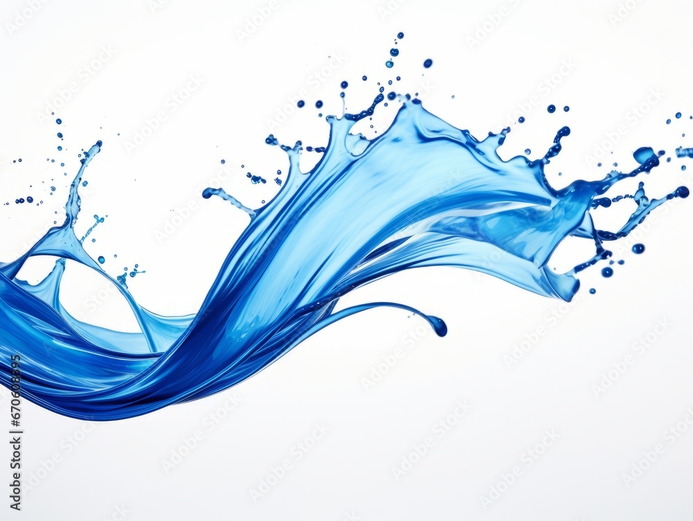 blue paint splash on white background blue paint splash on white background