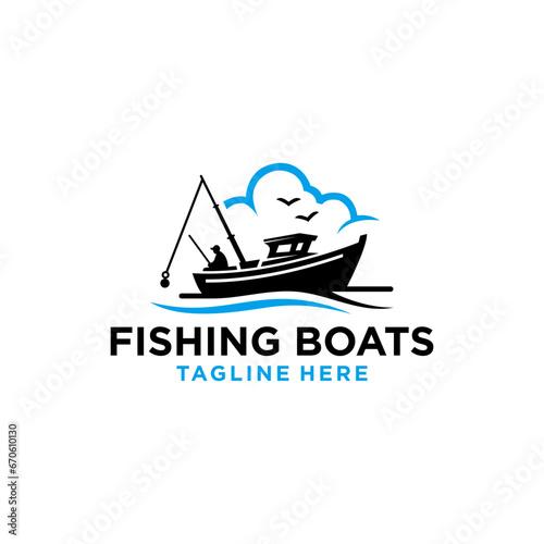 Boat yard logo, boat driving school vector, fishing courses logo design , repair boats, boat engines, maintain boats, boat driving school, fishing courses, boat fishing, fishing boats / trolling icon