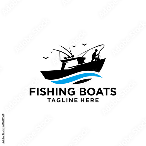 Boat yard logo, boat driving school vector, fishing courses logo design , repair boats, boat engines, maintain boats, boat driving school, fishing courses, boat fishing, fishing boats / trolling icon