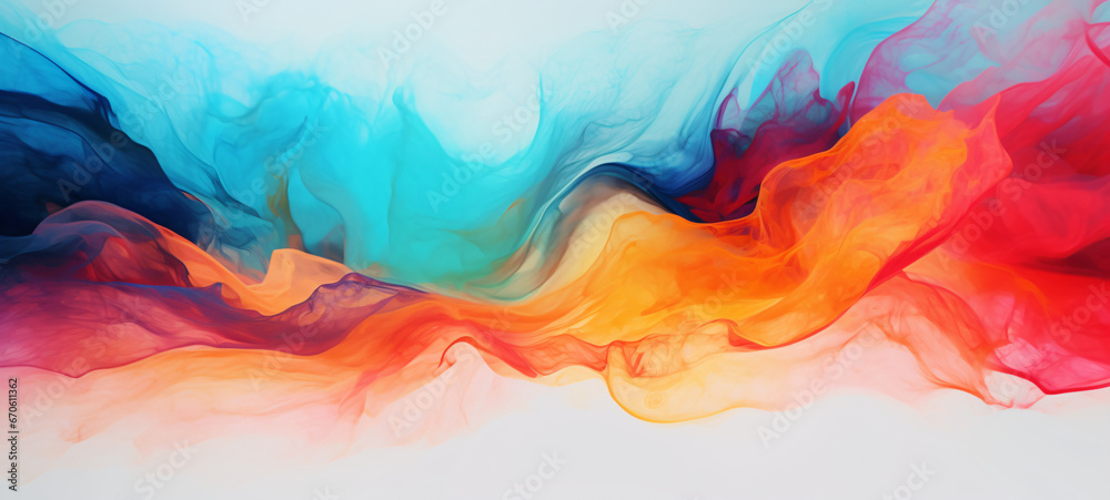 Vivid Abstract Art, Fiery Acrylic Paint Close-Up, Ideal for Bold and Striking Wallpaper Designs Vivid Abstract Art, Fiery Acrylic Paint Close-Up, Ideal for Bold and Striking Wallpaper Designs