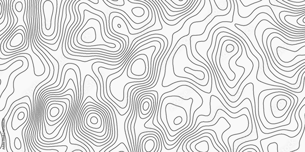 Topographic Map in Contour Line Light topographic topo contour map and Ocean topographic line map with curvy wave isolines vector Natural printing illustrations of maps Abstract Geometric background.