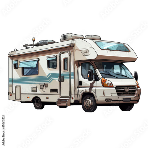 RV on transparent background