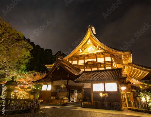日本の古風な家