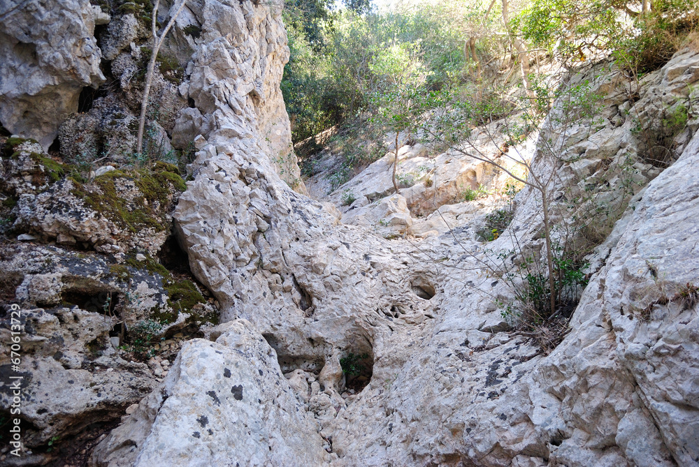 Il sentiero per Cala Oddoana