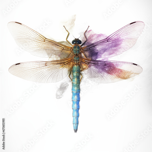 Artistic dragonfly