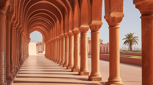 Stampa su tela Moroccan archway