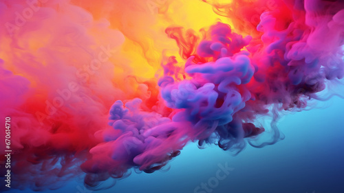 abstract watercolor Smoke background © Sabana