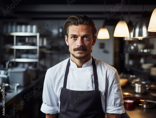 Chef Making Eye Contact: Restaurant Concept