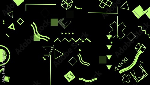 Abstract Geometric Motion Background