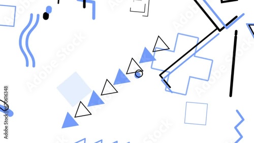 Abstract Geometric Motion Background