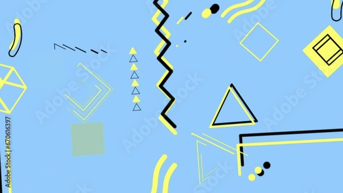 Abstract Geometric Motion Background