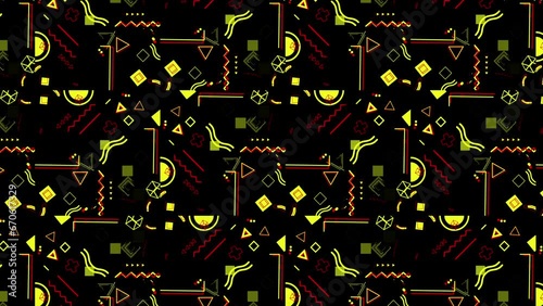 Abstract Geometric Motion Background