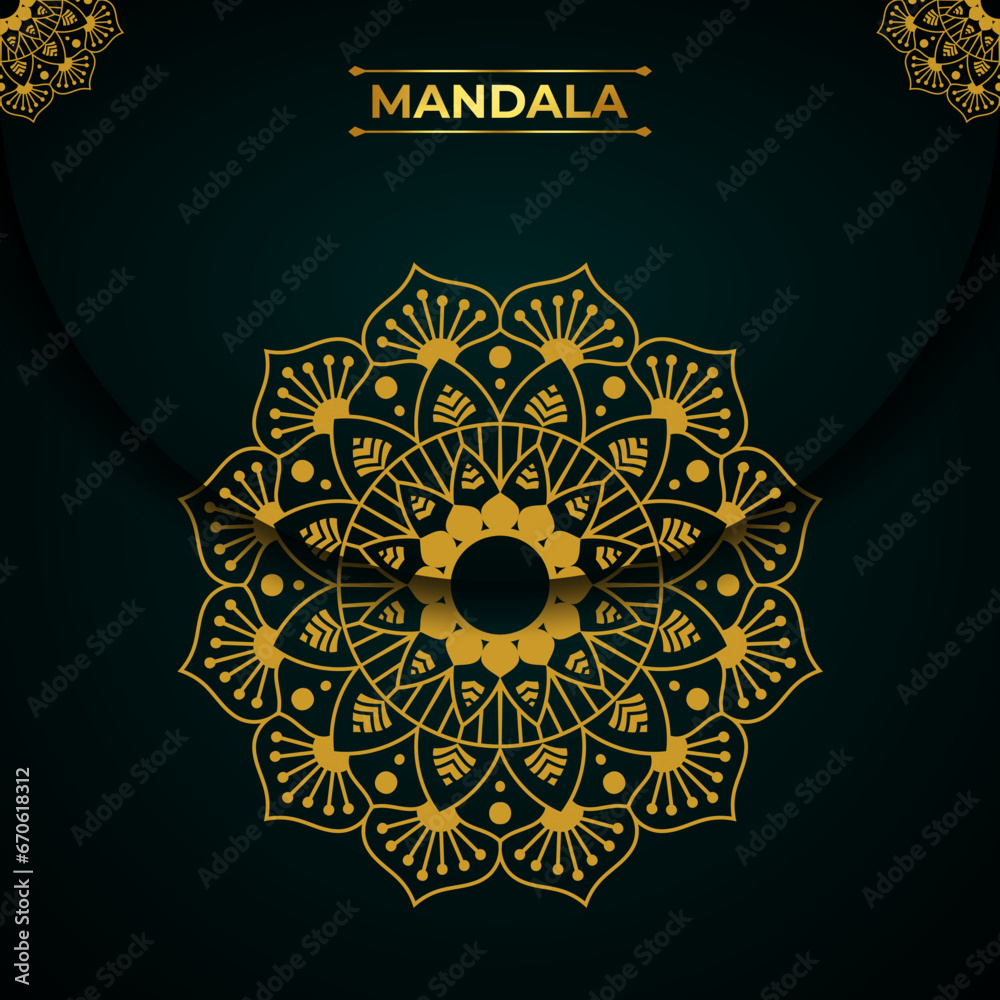 Mandala background design. Mandala background design.