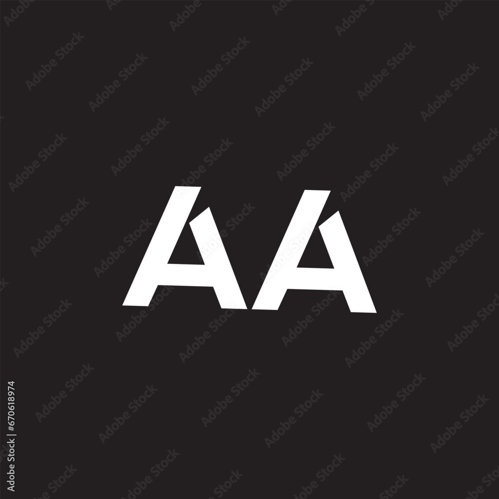 AA creative logo design and monogram logo AA creative logo design and monogram logo