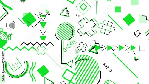 Abstract Geometric Motion Background