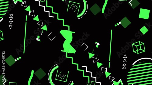 Abstract Geometric Motion Background
