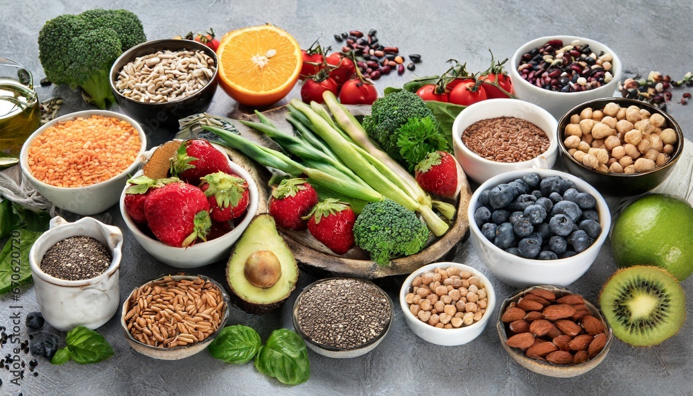 variety of fresh vegetables