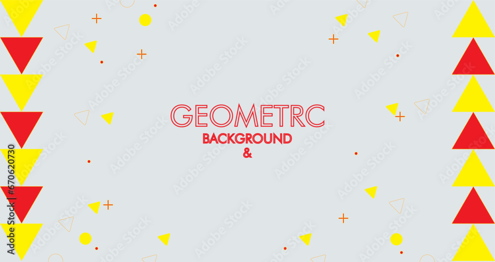 Creative Abstract background with abstract graphic for presentation background design. Presentation design with Colorful Abstracts Geometric background, vector illustration.