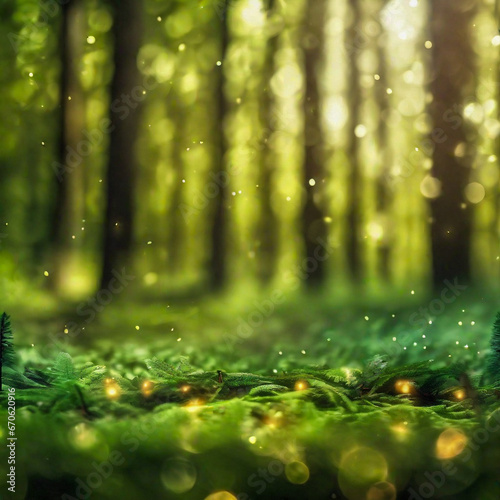 background forest Bokeh 