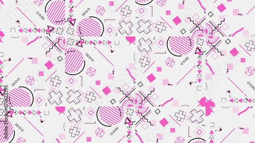 Abstract Geometric Motion Background