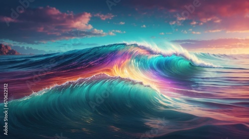 Rainbow waves © Kirill