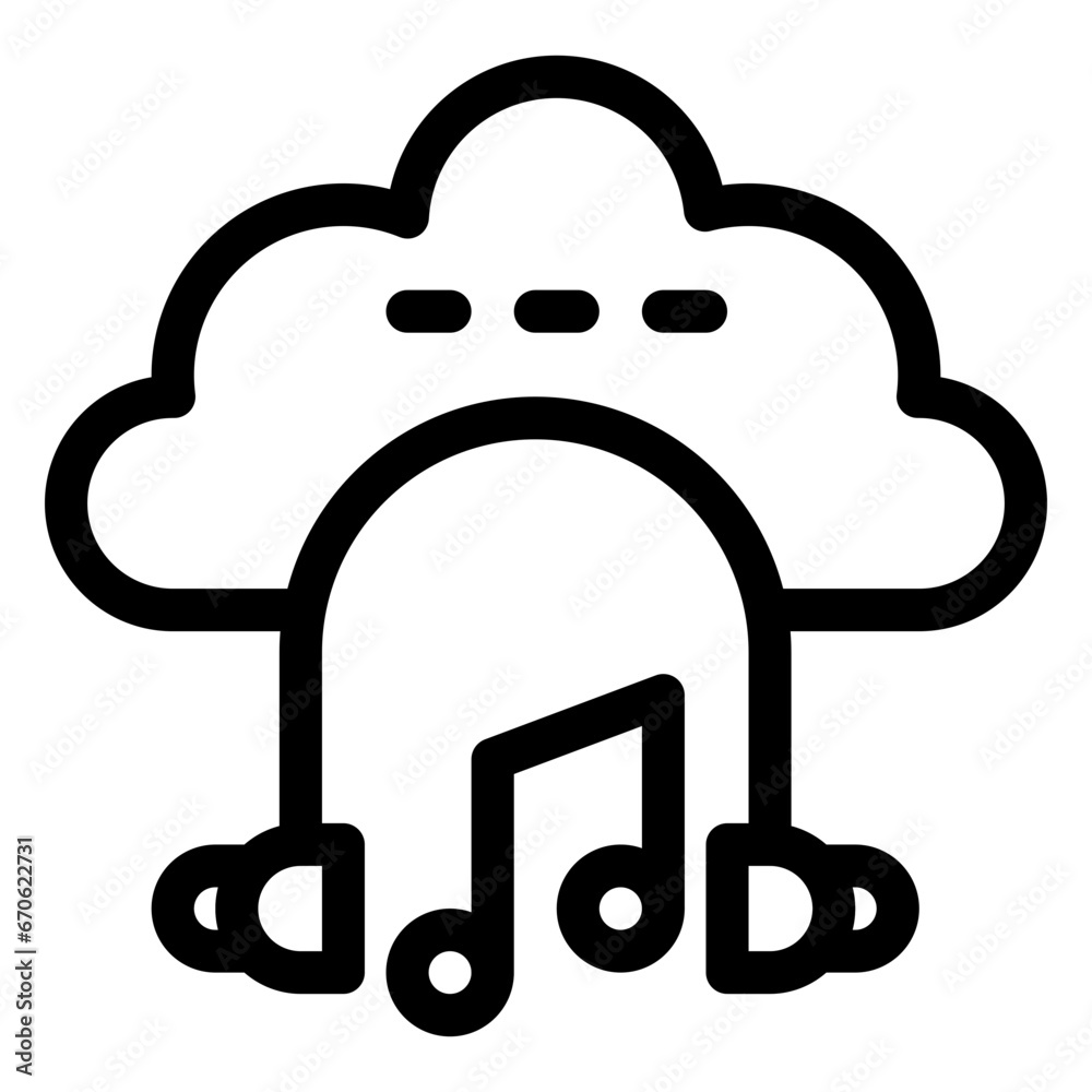 headphone vector design icon . Svg headphone vector design icon . Svg
