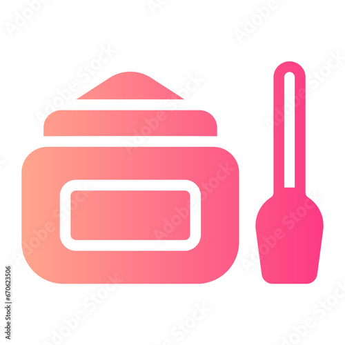 body scrub gradient icon