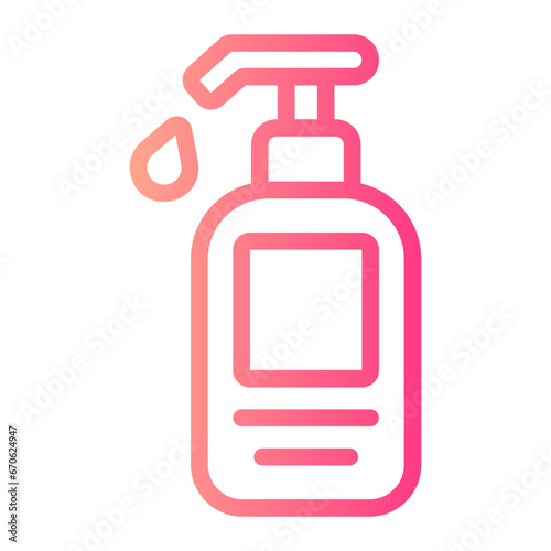 face cleanser gradient icon